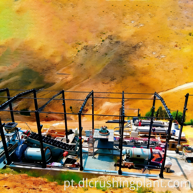 Processo de produção de minério de ouro Gold Ore Production Process